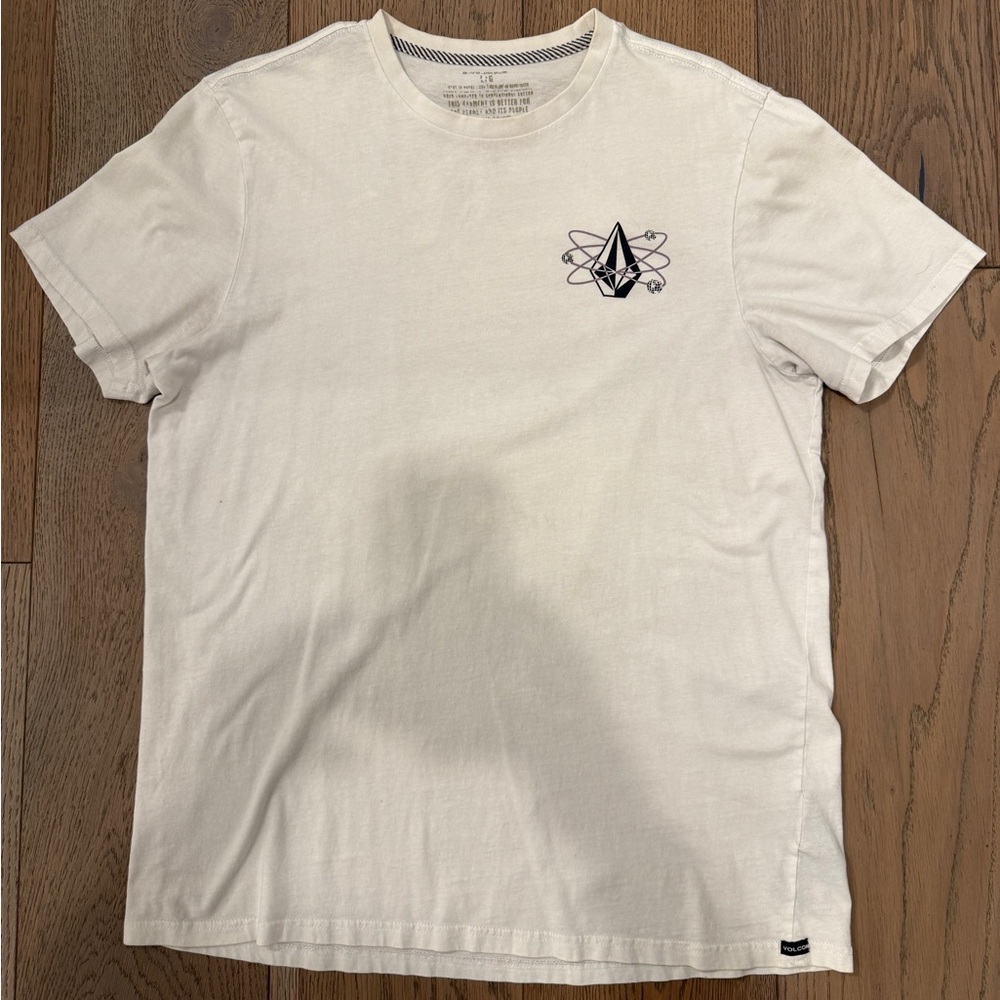 Men's Volcom White Graphic T-Shirt
